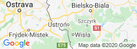 Ustron map